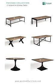 indonesia furniture industrial dining table made of solid wood with combination of metal indonesiafurniture i furniture dining table chairs teak furniture