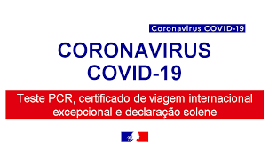 En viajefilos siempre hemos sido precavidos a la hora de viajar y nunca hemos dudado a la hora de salir: Coronavirus Teste Pcr Certificado De Viagem Internacional Excepcional E La France Au Bresil Consulat General De France A Sao Paulo