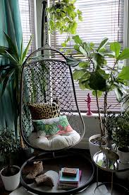 Jungle Trend Styling A Hanging Egg Chair Tropical Home Decor Hanging Egg Chair Boho Living Room