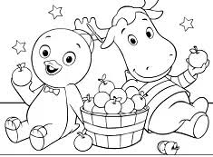 More the backyardigans coloring pages. Pablo And Tyrone Coloring Backyardigans Games