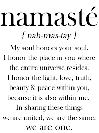 Learn what namasté means and how to best internalize its meaning. Namaste Definition Quote Vinyl Decal Definition Quotes Words Yoga Quotes
