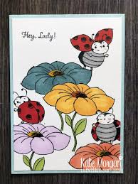 Masking Little Ladybugs Kate Morgan Independent Stampin Up Demonstrator Rowville Victoria Australia Bee Cards Stamping Up Cards Stampin Up Cards