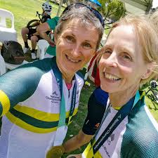AusCycling RoadNats Club Team Time Trial was a great day out for the club  🚴‍♀️🚴‍♀️🚴‍♀️🚴‍♀️ . 4F Team Alison Dyson, Giselle Hosgood, Vanessa  Johnson & Jenny Sammons took Gold in the Masters