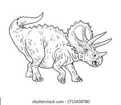 styracosaure images photos et vectorielles de stock shutterstock coloriage hiob