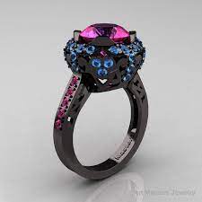 Exclusive Edwardian 14k Black Gold 3 0 Carat Pink Sapphire Etsy In 2021 Pink Sapphire Ring Engagement Wedding Rings Pink Sapphire Sapphire Wedding Rings