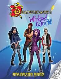 See more ideas about coloring pages, descendants coloring pages, coloring books. Descendants Wicked World Coloring Book Perfer Coloring Book Based On Wicked World Tv Series By Mike Donovan