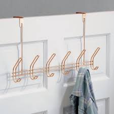 Interdesign 44019eu Classico Hakenleiste Zum Hangen Uber Die Tur Fur Jacken Mantel Hute Schals Handtaschen 12 Haken Kupfer Amazo Hakenleiste Jacken Tuch