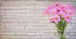 Gestalten sie ihre eigenen geburtstagskarten mit weisen worten und schönen bildern. Llá Zum 50 Geburtstag Spruche Gluckwunsche Und Gedichte Zum Gratulieren