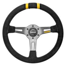 momo mod drift series steering wheel black suede