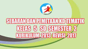 Kelas 1 s.d 6 kurikulum 2013 revisi 2017. Pemetaan Kd Kelas 5 Sd Semester 2 Kurikulum 2013 Revisi 2017 Pedia Pendidikan