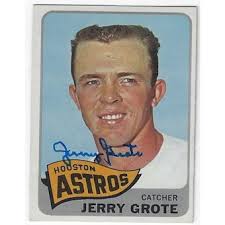 1966 Topps Jerry Grote #328 Signed Card Beckett Auth. Auto 10 Mets