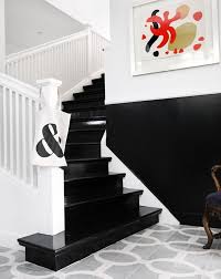 Take full control of your staircase with this stair tread. Black And White Stairs Black Stairs Painted Stairs