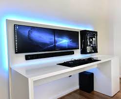 Savvy And Inspiring Gaming Desk Philippines Just On Homesable Home Design Computer Desk Setup Custom Computer Desk Computer Setup