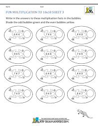 While helping my kids with their studies i find that schools are providing very few worksheets for practice at home which is not sufficient for the kids to. Fun Multiplication Worksheets To 10x10