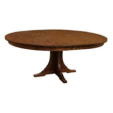 Other design and images gallery related to round kitchen table sets with leafs Amish Mission 60 Inch Round Dining Table With Leaf