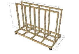 Furduzz wood kitchen island cart on wheels, 3 tier rolling kitchen cart serving cart trolley with 1 storage drawer and 2 open shelves, towel rack, locking casters $159.99 $ 159. Ultimate Lumber And Plywood Storage Cart Ana White