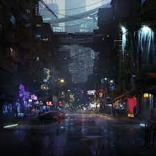i want this atmosphere in cyberpunk 2077 amazing art by valentin petrov cyberpunk kiberpank cybervibe ghostintheshell bladerunner