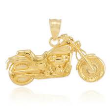 Rings, necklaces, pendants, and bracelets. 10k 14k Gold Motorcycle Chopper Custom Harley Bike Davidson Pendant Ebay