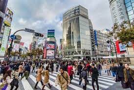 Borrowed from japanese 渋谷 (しぶや, shibuya, literally harsh valley). Tokyo Shibuya Crossing Live Webcam Japan World Cams