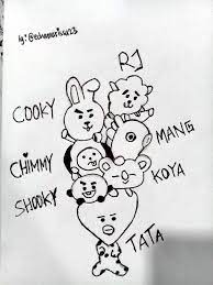 Check out amazing bt21mang artwork on deviantart. Mewarna Bt21 Bt21 X Nara Home Deco Flannel Blanket Cooky Harumio Kto Iz Bt21 Tvoj Soulmejt Janyce Brow