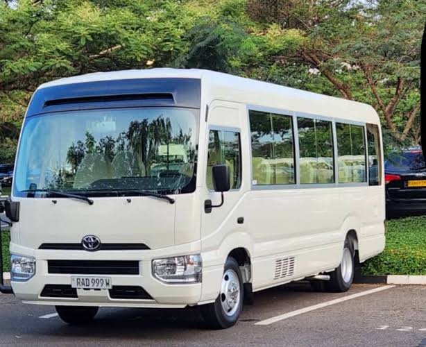 Toyota HiAce and Toyota Coaster minibus rental options in Kigali with Kigali Car Rentals