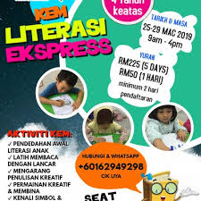 Check spelling or type a new query. Kem Literasi Ekspress Sempena Cuti Sekolah