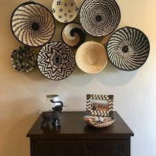 Binga Baskets African Wall Basket Wall Decor Tribal Etsy In 2020 African Decor Living Room Basket Wall Decor African Home Decor