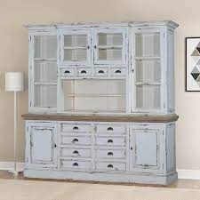 When you think of farmhouse kitchen style or even french farmhouse kitchen style, what comes to mind? Farmhouse Style Recycled Teak And Mahogany Wood Large Buffet With Hutch