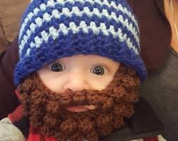 Baby Beard Beanie Etsy