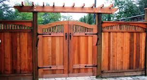 Custom Wood Fence Gates Eyehometours Wood Fence Gate Designs Fence Gate Design Fence Design
