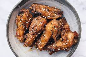 Air Fryer Honey Garlic Chicken Wings The Bolt Recipe In 2021 Air Fried Chicken Wings Recipe Garlic Chicken Wings Honey Garlic Chicken Wings