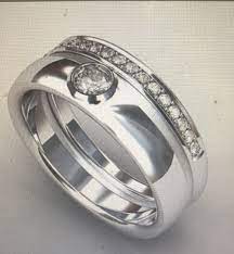 Flush Mount Setting Lesbian Wedding Earrings Settings