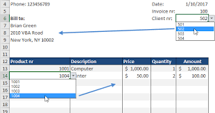 Automated Invoice In Excel Excel Tutorials Excel Invoicing