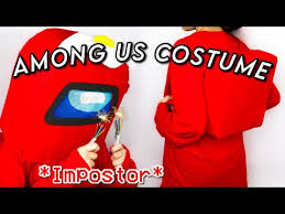 Diy Among Us Costume Under 10 Easy And Cheap Halloween 2020 Youtube