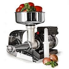 Tomato juice can be enjoyed on its own or mixed with other vegetable juices for a refreshing drink. Raw Rutes Electric Tomato Strainer Machine Made In Italy Perfect For Canning Tomato Purees Sauces And More No 5 Buy Online In Cape Verde At Capeverde Desertcart Com Productid 44712690