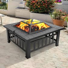 Eine feuerschale im garten ist wie ein flexibler platz fürs lagerfeuer. Merax Feuerschale Alectrona Feuerstelle Mit Grillrost 3 In 1 Funkenschutz Fire Pit Fur Bbq Heizung Garten Terrasse Metall Feuerkorb Online Kaufen Otto