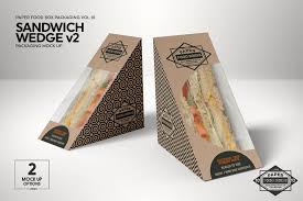 Vol 10 Food Box Packaging Mockups Food Box Packaging Packaging Mockup Sandwich Packaging