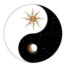 Beautiful Souls Art Beautiful Souls Art Instagram Fotos Und Videos Illustration Blackandwhite Black Yin Yang Art Moon And Sun Painting Moon Artwork