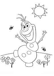 This coloring sheet feature olaf is the summer. Coloring Olaf Frozen Coloring Pages Summer Coloring Pages Frozen Coloring