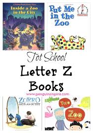 Tot School Letter Z Books Penguins In Pink Z Book Preschool Books Letter Z