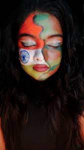 Indian Republic Day Inspired Makeup Look By Sanika Indian Flag Indian Army Day Makeup Looks Creative Makeup Looks Army Makeup Happy 73rd #independenceday to all of you!