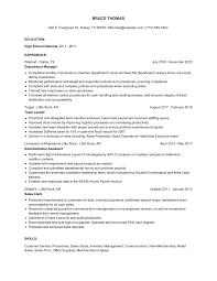 department manager resume examples and