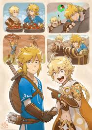 Link and Aether bonding over their similar gameplay | Crossover | Know Your  Meme