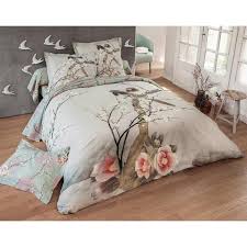 Housse De Couette Fleurs Et Oiseaux Poetiques Becquet Housse De Couette House De Couette Couette