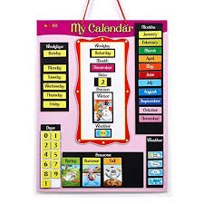 Zazzykid Magnetic Wall Calendar For Kids Learn Today S Date Weekday Month Season Weather Chart Zazzykid In 2020 Kids Calendar Wall Calendar Weather Chart