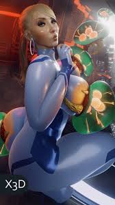 metroid, nintendo, metroid (creature), samus aran, zero suit samus - Rule 34  XYZ