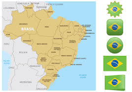 Discover sights, restaurants, entertainment and hotels. Brazil Map And Flags 105372 Vector Art At Vecteezy
