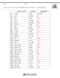 We provide all important questions and answers for all exam. Basic Algebra Worksheets