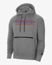 Philadelphia 76ers nike showtime city edition thermaflex hoodie. 76ers Courtside Men S Nike Nba Pullover Hoodie Nike Com