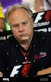 Gene Haas (USA) Haas Automotion President in the FIA Press Conference.  United States Grand Prix, Friday 21st October 2016. Circuit of the  Americas, Austin, Texas, USA Stock Photo